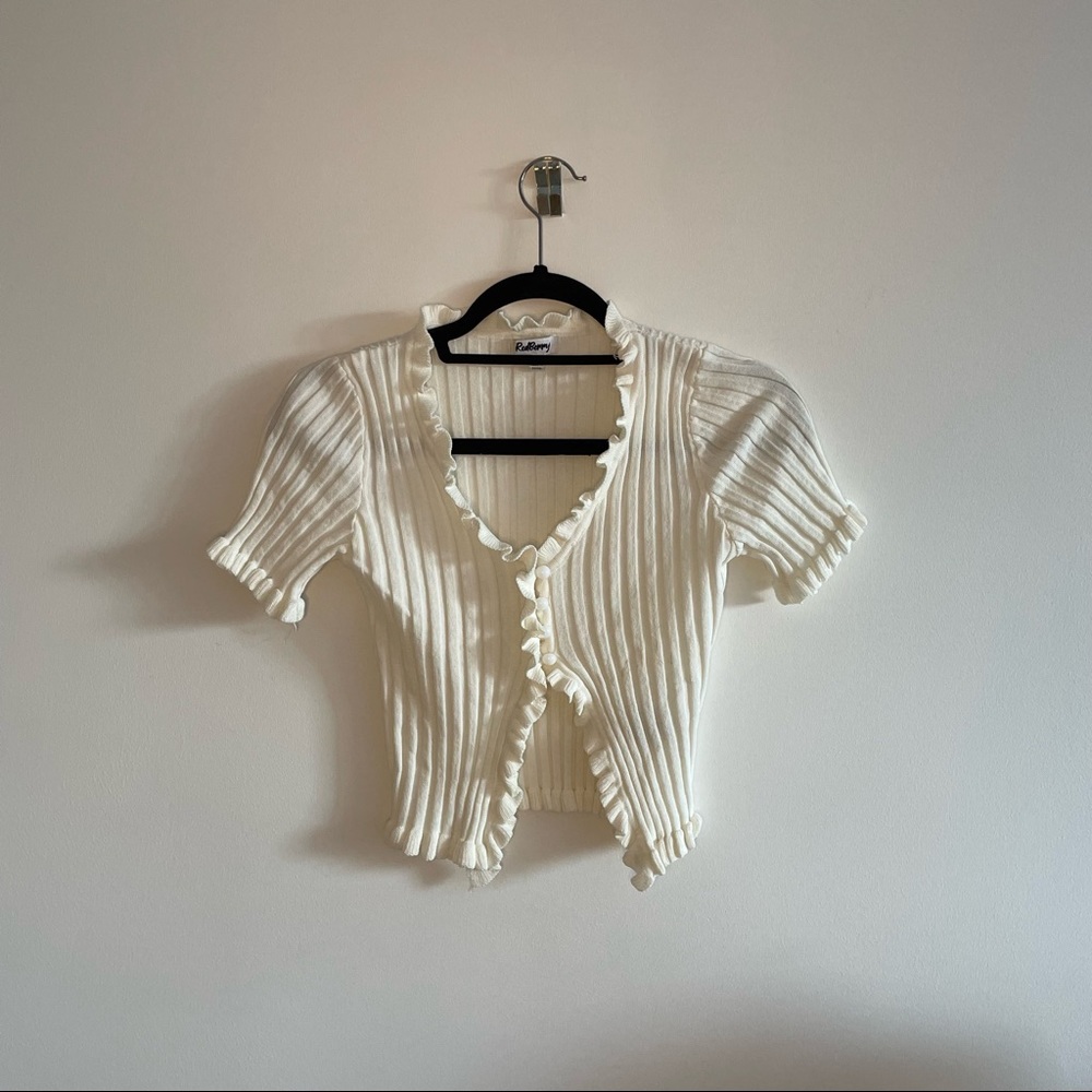 White going out top